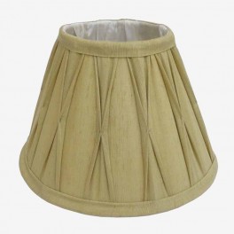 40cm CATHEDRAL SILK BEIGE LAMPSH