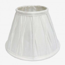 45cm WHITE SILK CATHEDRAL LAMPSH
