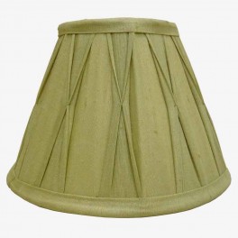 50cm GREEN SILK CATHEDRAL LAMPSH