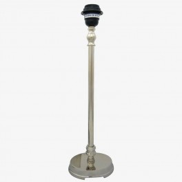 SILVER LAMP ROUND TUBE OVAL BASE