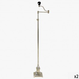 SILVER ART FLOOR LAMP SQ STAND