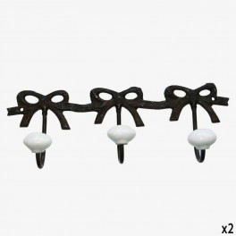 BLACK HANGER 3 WITH BOWS