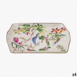 SMALL RCTG TRAY FLOWERS BIRDS