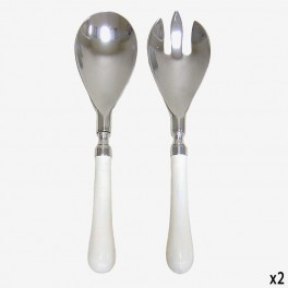 SILVER SALAD CUTLERY WH ROUND HA