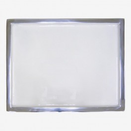 L RCTG SMOOTH SILVER WHITE TRAY