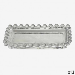 SMALL RCTG GLASS TRAY WITH BALLS