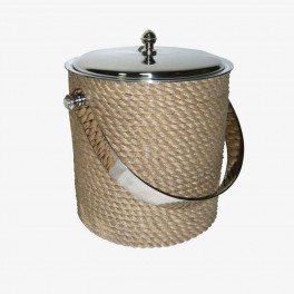 SILVER ROPE ICE BUCKET (WITHOUT 