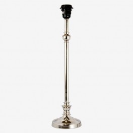 SILVER LAMP WITH ROUND STAND
