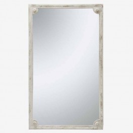 WHITE WOODEN MIRROR DRAWING 4 CO