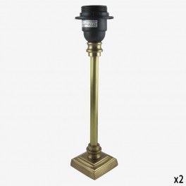 VERY SMALL GOLDEN LAMP SQ BASE