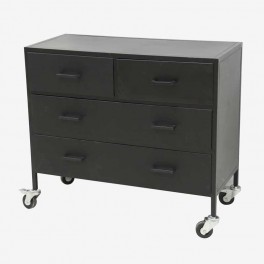 BLUING IRON CHEST OF DRAWERS WHE