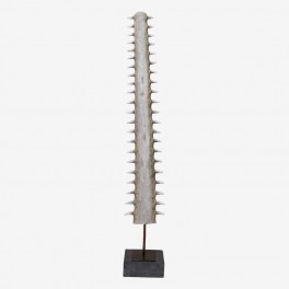 RESIN SAWFISH WITH BLACK STAND