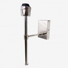 1 L SILVER WALL LAMP RCTG SMOOTH