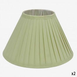 60cm GREEN FINE COTTON LAMPSHADE