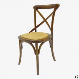VARNISHED BIRCH WOOD TONET CHAIR