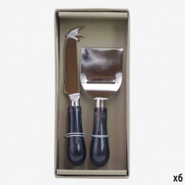 BOX OF 2 SMALL CHEESE KNIFES HOR