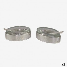 S/ SALT SHAKERS SM BOAT SILVER S