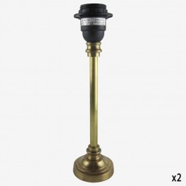 VERY SMALL GOLDEN LAMP ROUND BAS