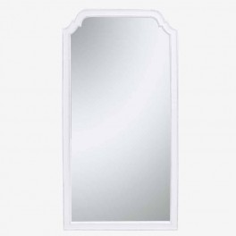 TALL WH MIRROR SHAPED ON THE TOP