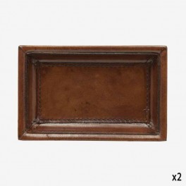 SM RCTG LEATHER TRAY HANDKERCHIE