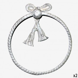 WH WC TOWEL RING BOW AND TASSEL