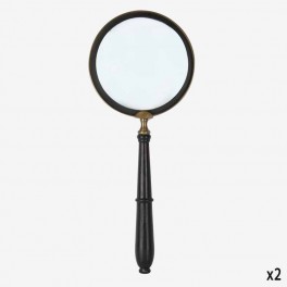 VERY L MAGNIFYING GLASS WOODEN H
