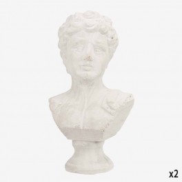 WHITER PICKLED MALE BUST ROUND S