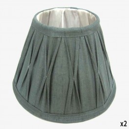 35cm BL SILK CATHEDRAL LAMPSHADE