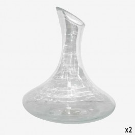 GLASS DECANTER HANDLE INCLINED M