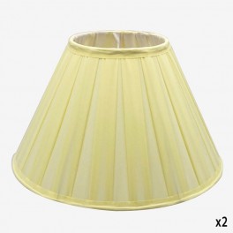 50cm  YELLOW FINE COTTON LAMPSHA