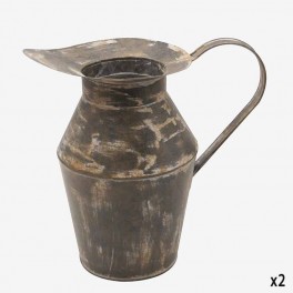 LARGE IRON RUSTIC PITCHER