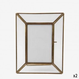 SMALL PHOTO FRAME STAND GOLDEN E