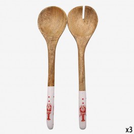 WOODEN CUTLERY RED LOBSTER