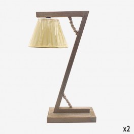 ZETA NATURAL LAMP (WITHOUT LAMPS