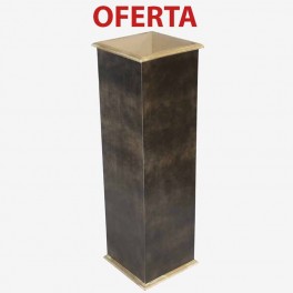 TALL SQUARE WOODEN PEDESTAL