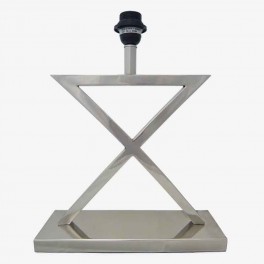 SILVER  LAMP "X" WITH RCTG BASE